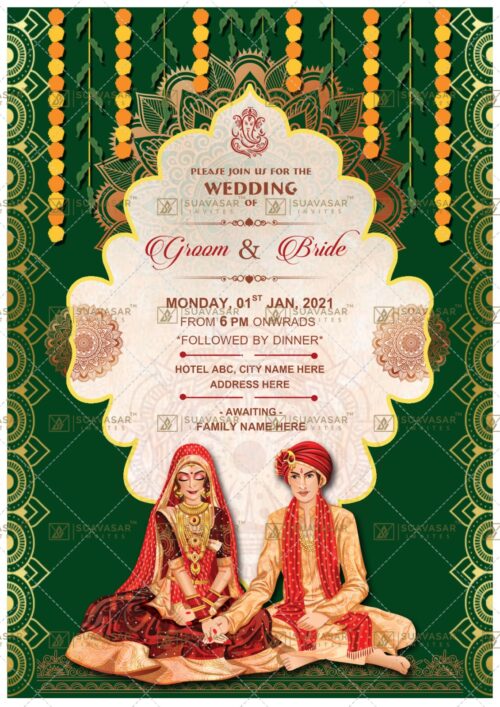 traditional wedding invitation - 02