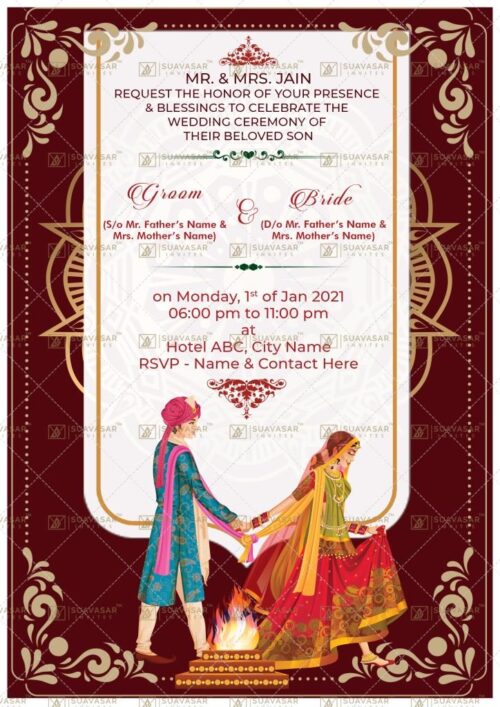 traditional wedding invitation - 11
