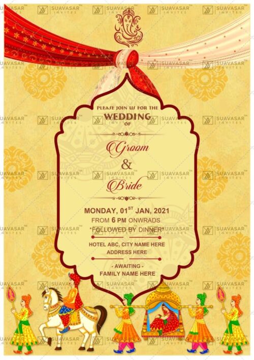 traditional wedding invitation - 12