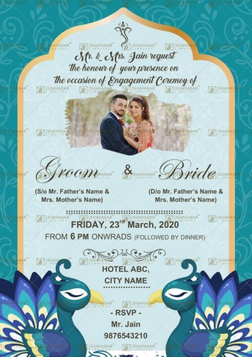 traditional wedding invitation - 19