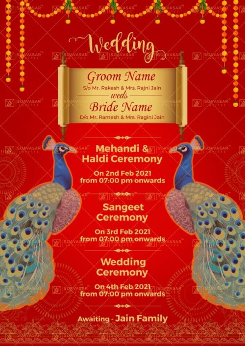 traditional wedding invitation - 26