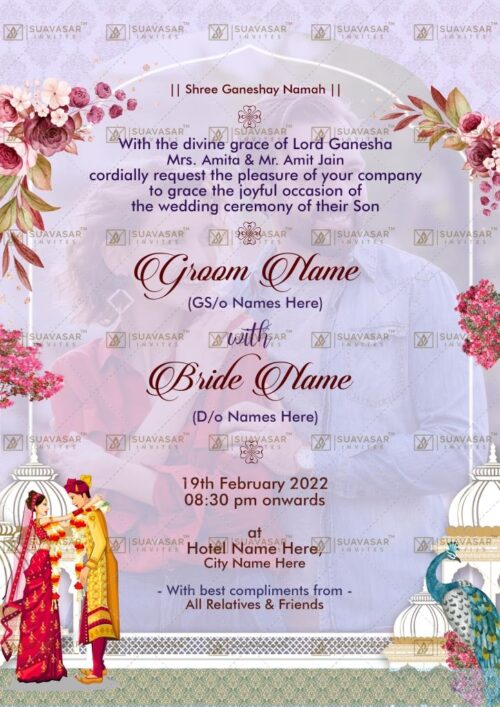 traditional wedding invitation - 34