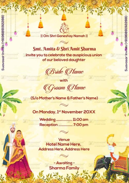 traditional wedding invitation - 35