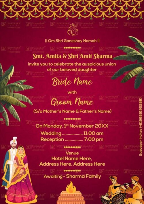 traditional wedding invitation - 36