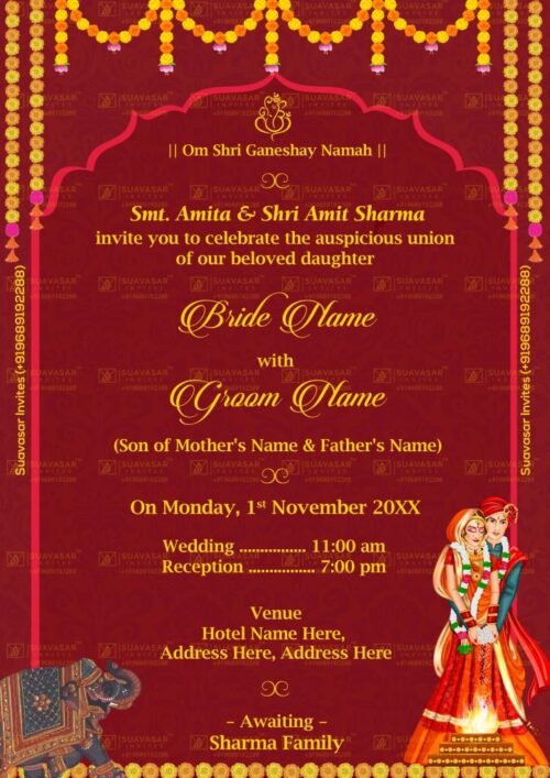 traditional wedding invitation - 40