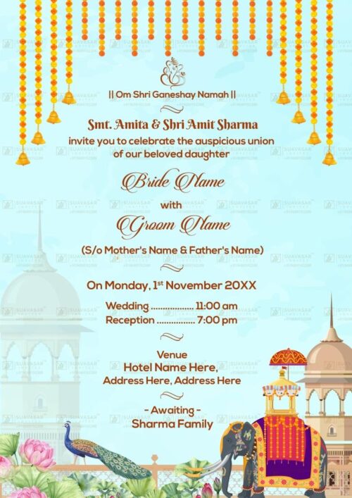 traditional wedding invitation - 41