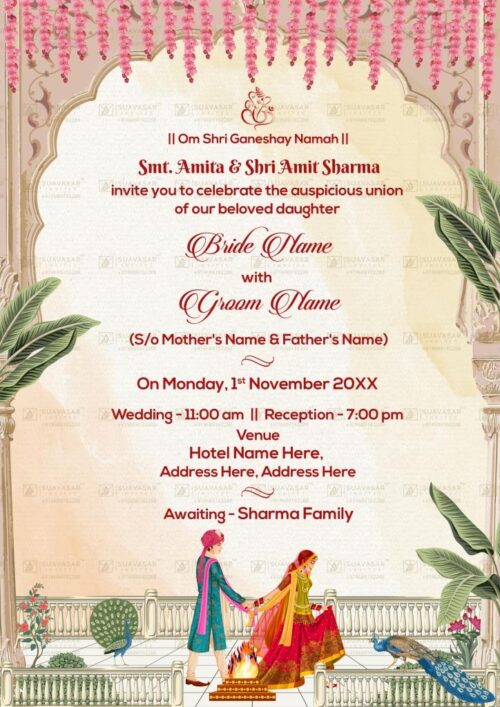 traditional wedding invitation - 46