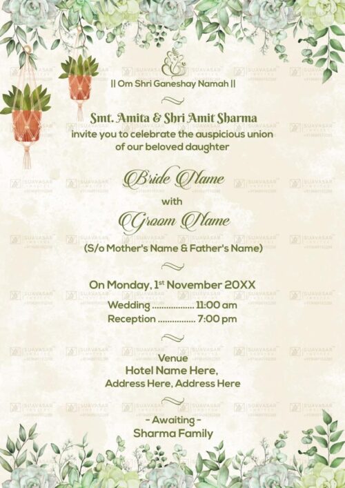 traditional wedding invitation - 50