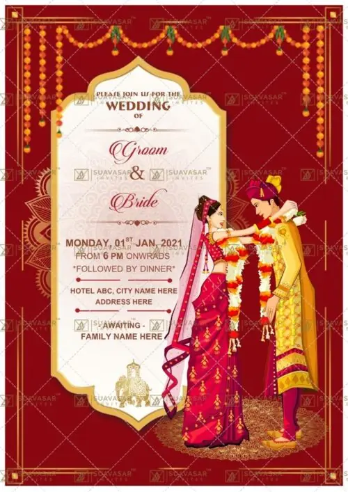 traditional wedding invitation - 03