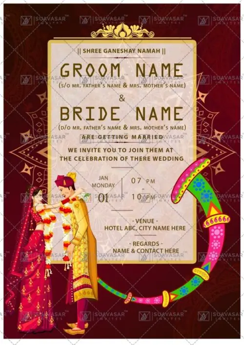 traditional wedding invitation - 14