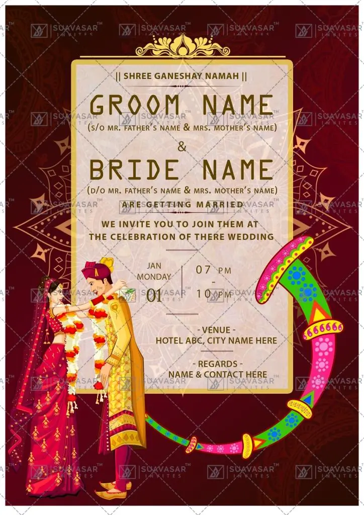 traditional wedding invitation - 14