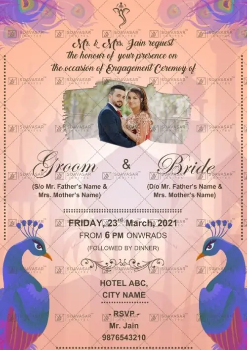 traditional wedding invitation - 20