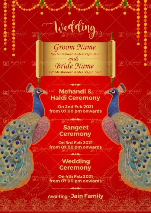 traditional wedding invitation - 26