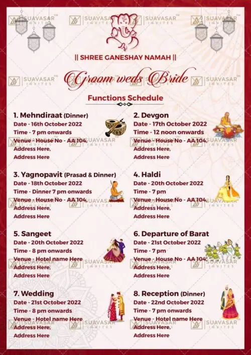 traditional wedding invitation - 33
