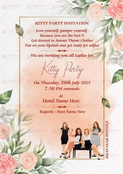 Kitty Party Invitation 01