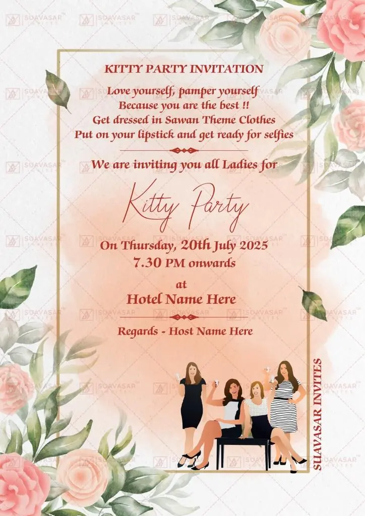 Kitty Party Invitation 01