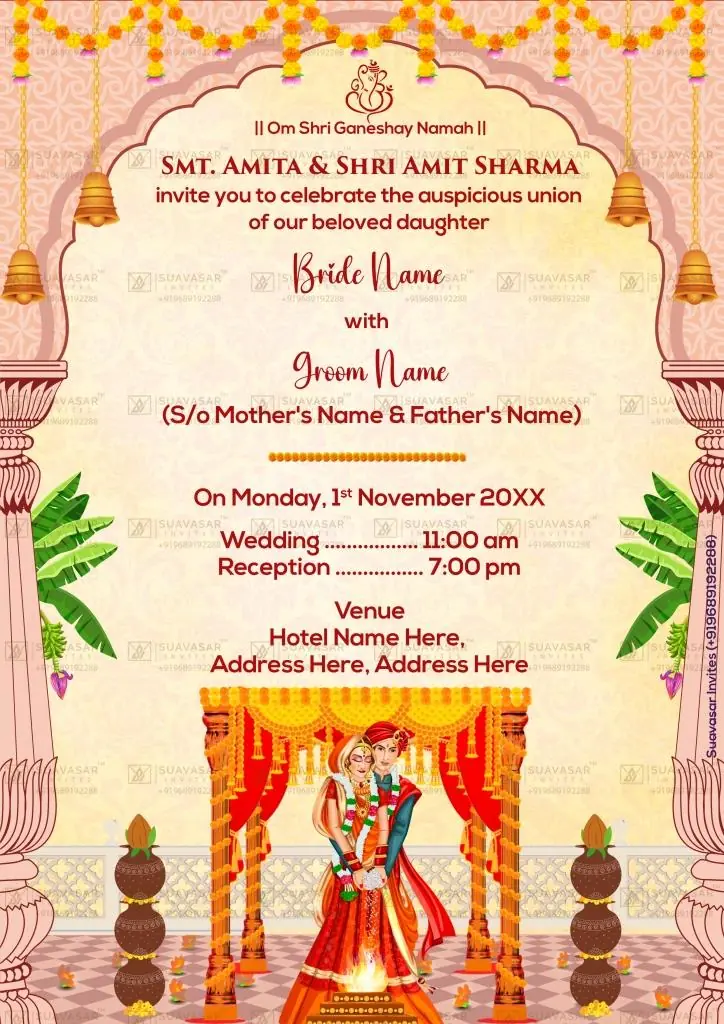traditional wedding invitation - 38