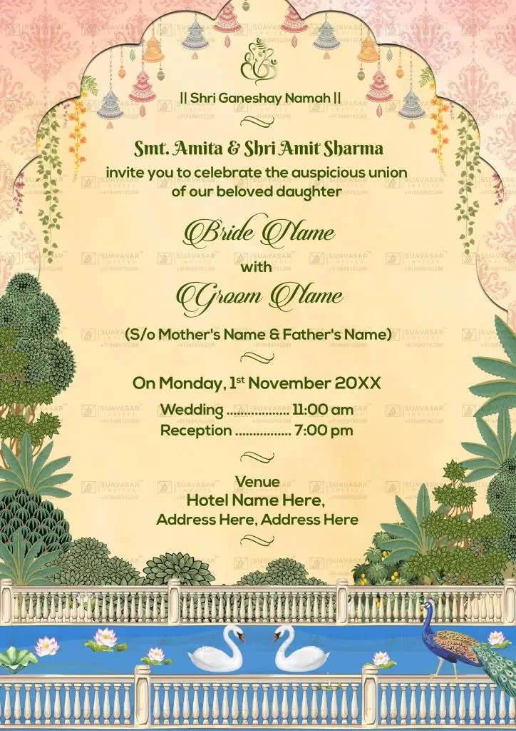 traditional wedding invitation - 44